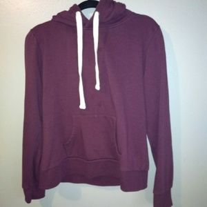 Dark magenta hoodie